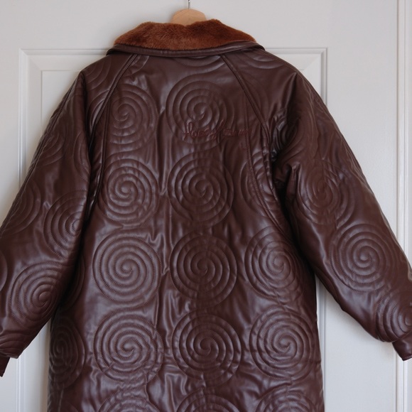 NWT House of Sunny Cosmo Overcoat in Mahogany Brown Size 2 - Picture 9 of 10